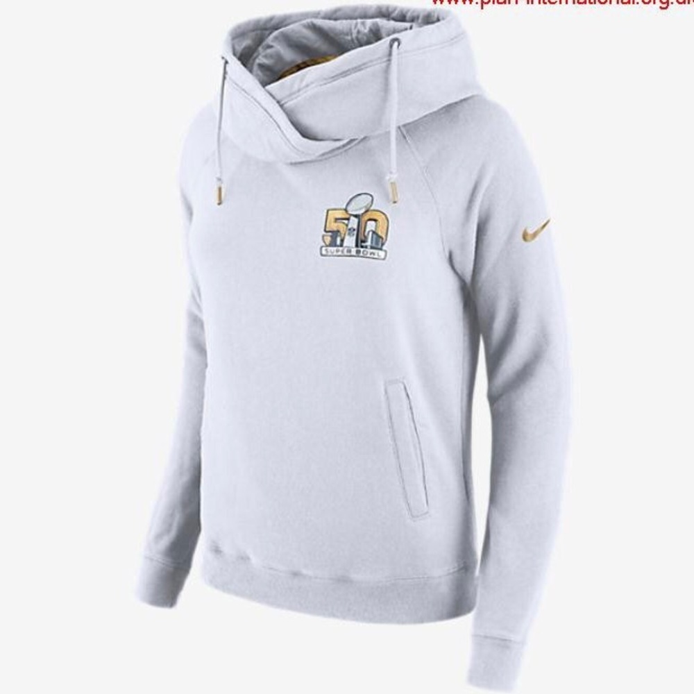 Nike Super Bowl 50 Women’s Funnel Neck Hoodie
